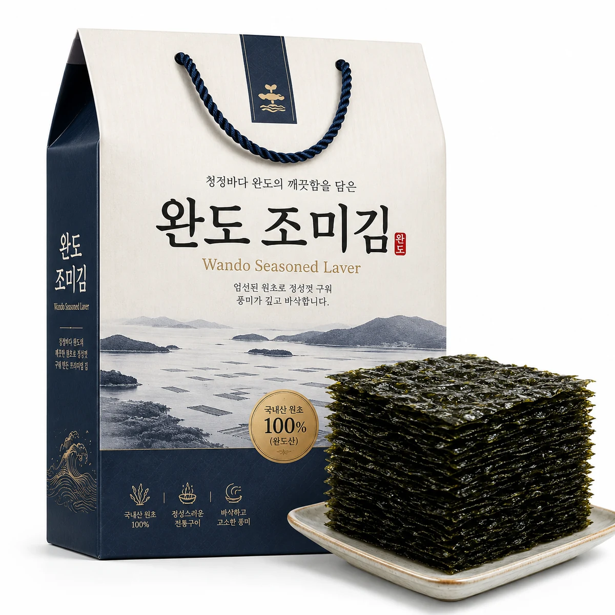 완도 조미김 5g × 100봉